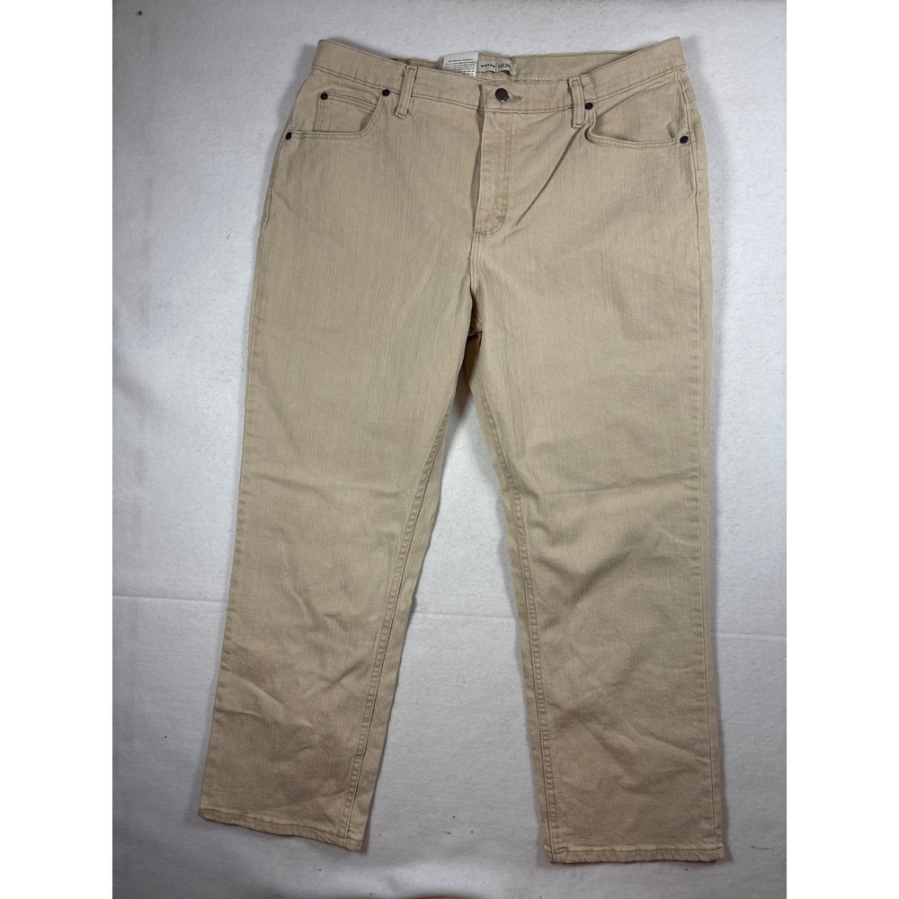 Levis Men's Beige Denim Jeans Size 36x30